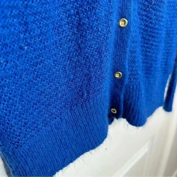 Cardigan Knit  Blue Size Medium - Picture 2 of 16